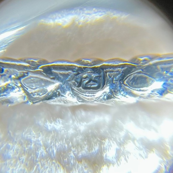 B004 | .925 Sterling Silver Woven Bangle Bracelet - Picture 6 of 6